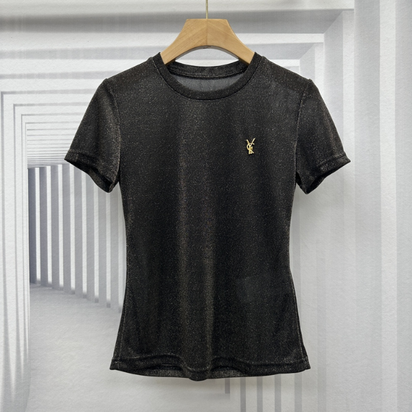 Saint Laurent Blusa Slim Fit com Estampa de Estrelas