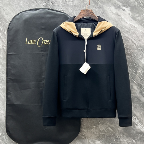 Brunello Cucinelli Casaco Acolchoado com Capuz - Algodão e Poliéster Premium